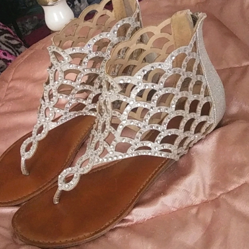 Sparkly sandals